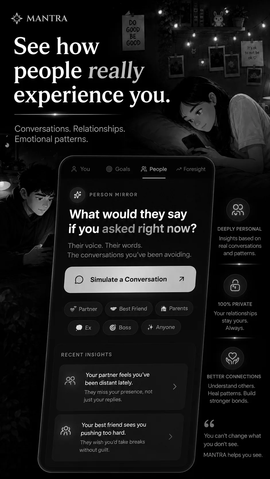 Person Mirror: simulate a conversation with someone in your life
